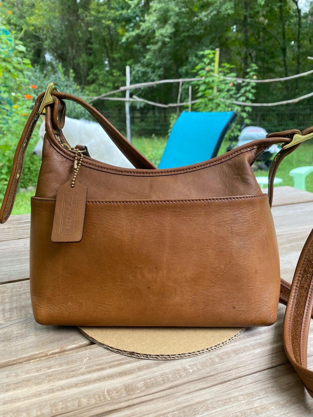 Vintage Coach Legacy Small Hobo 9136